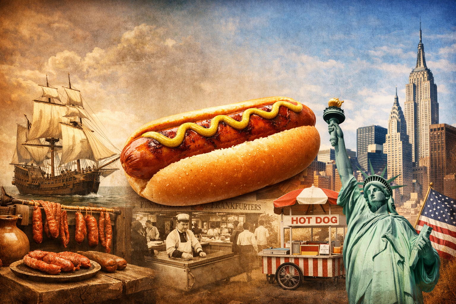 ホットドッグの歴史アイキャッチ